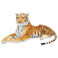 Amazon.co.jp: 不二貿易 ぬいぐるみ ブラウンタイガー 奥行110cm 42431